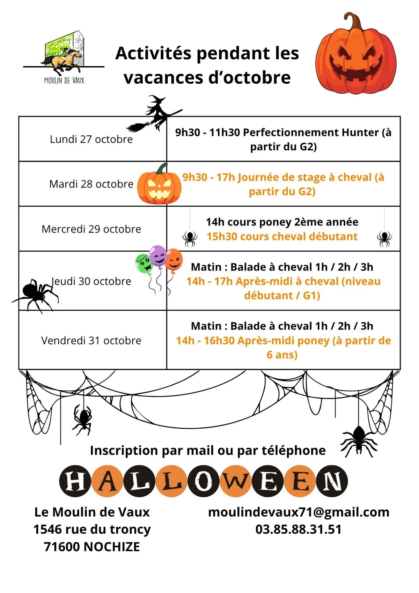 activités vacances 2